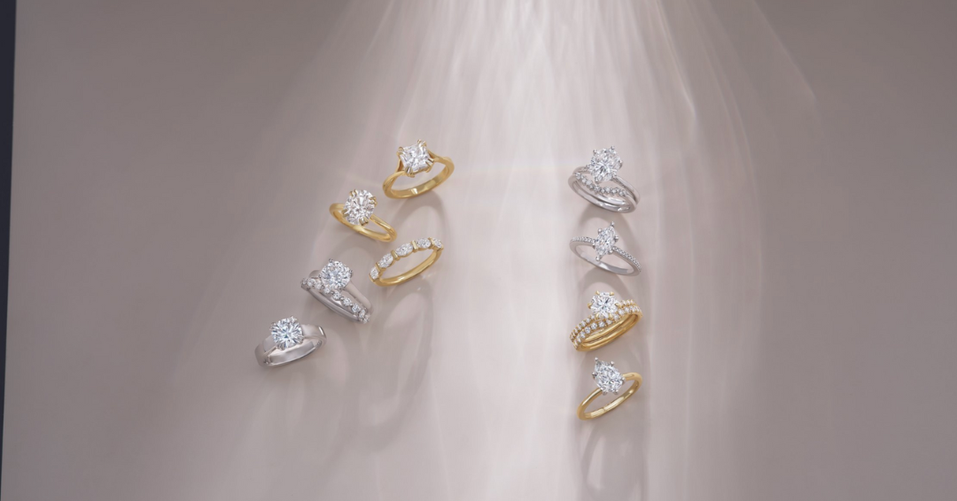 anillos de compromiso y anillos de matrimonio