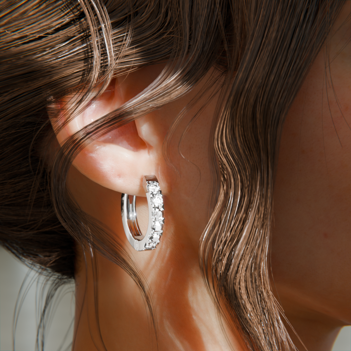 Aretes Huggies