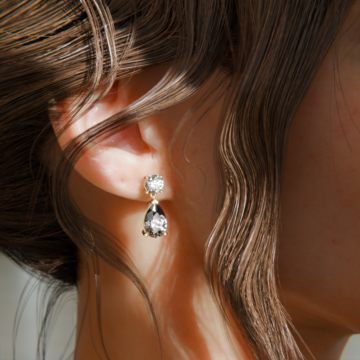 Aretes Colgantes Pear