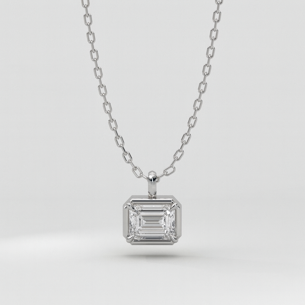 Collar Club Style East-West Emerald