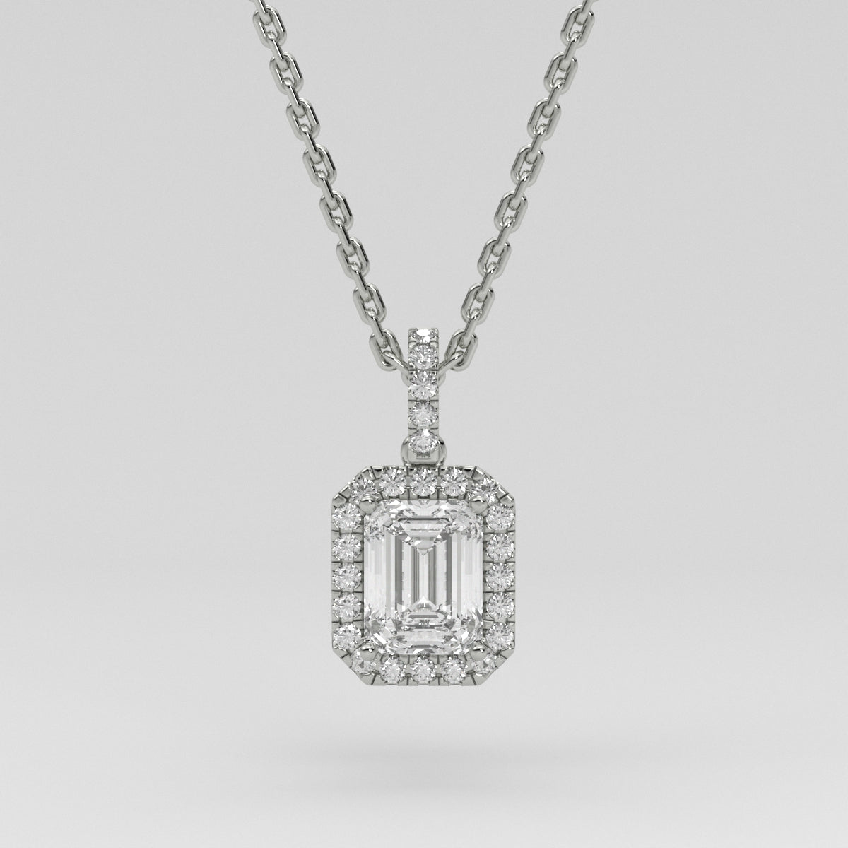 Collar Emerald Halo