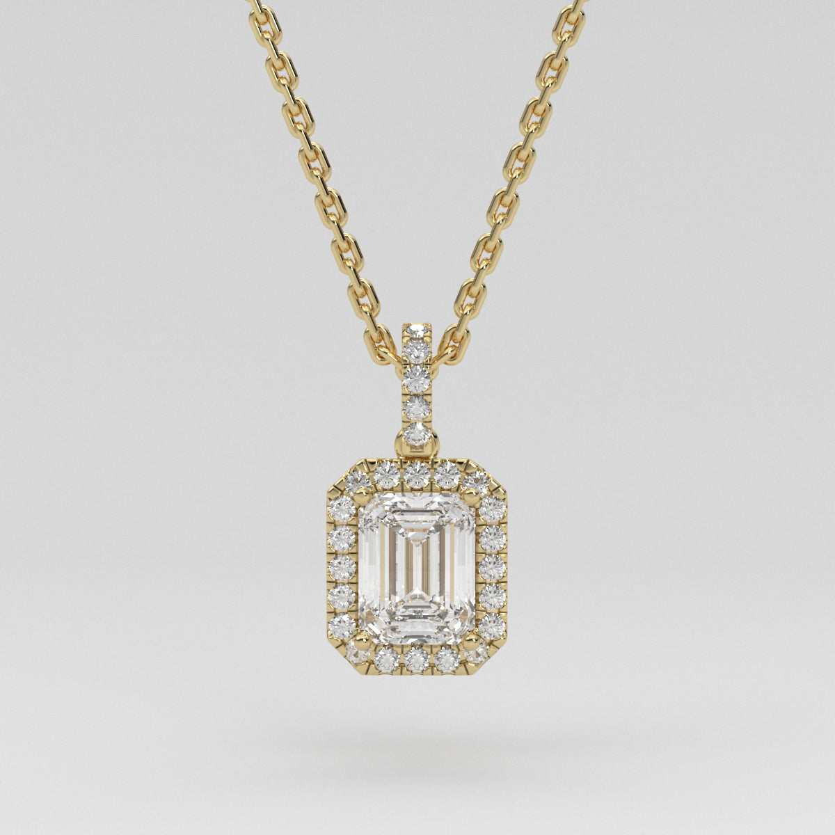 Collar Emerald Halo