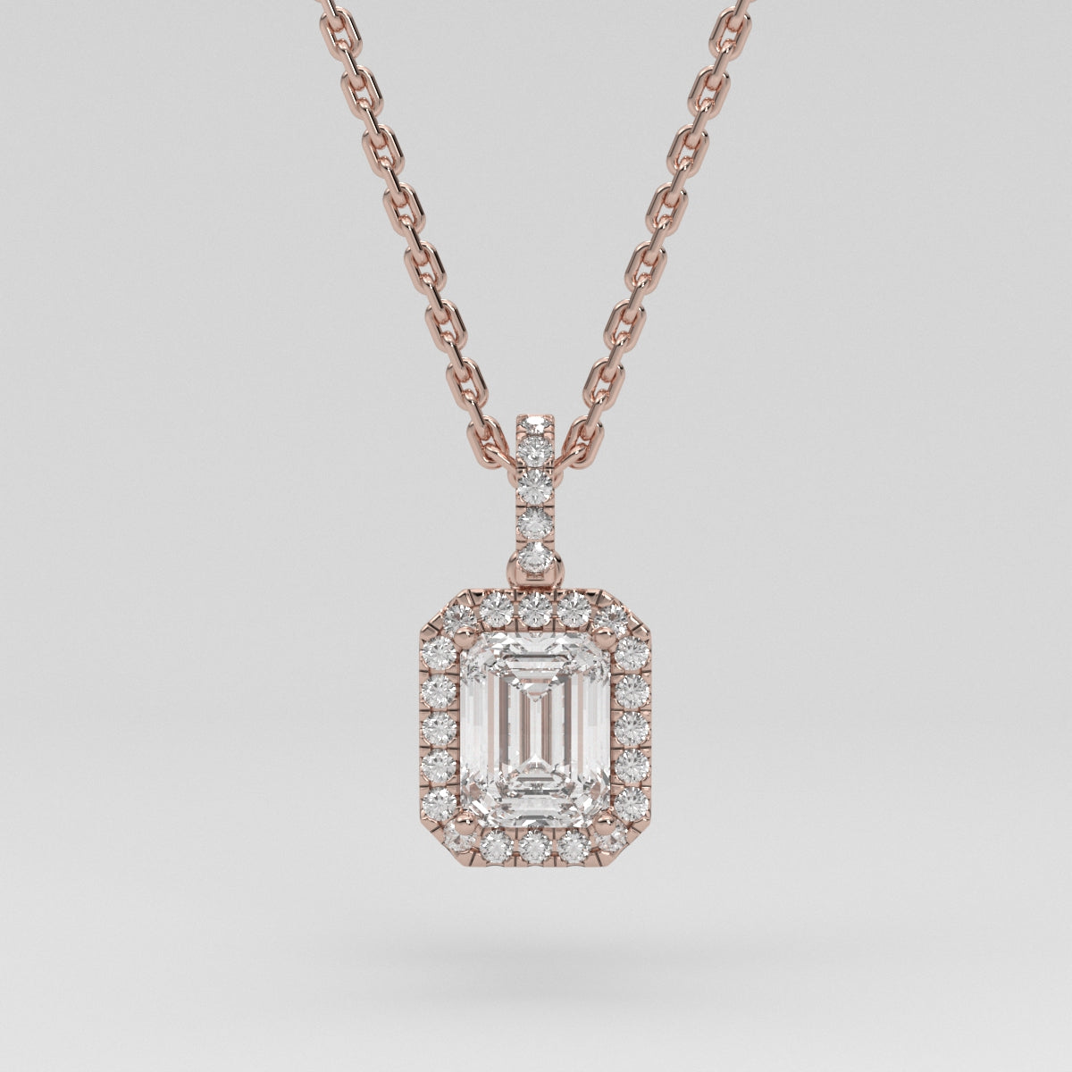Collar Emerald Halo