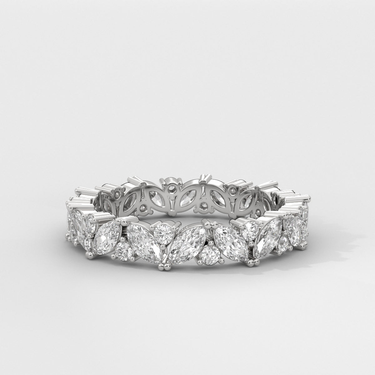 Anillo Eternity Marquise
