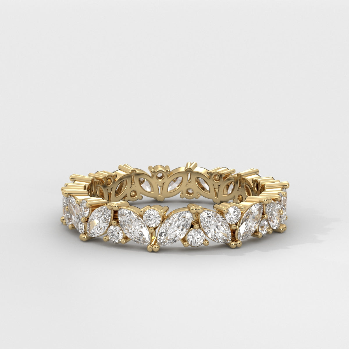 Anillo Eternity Marquise