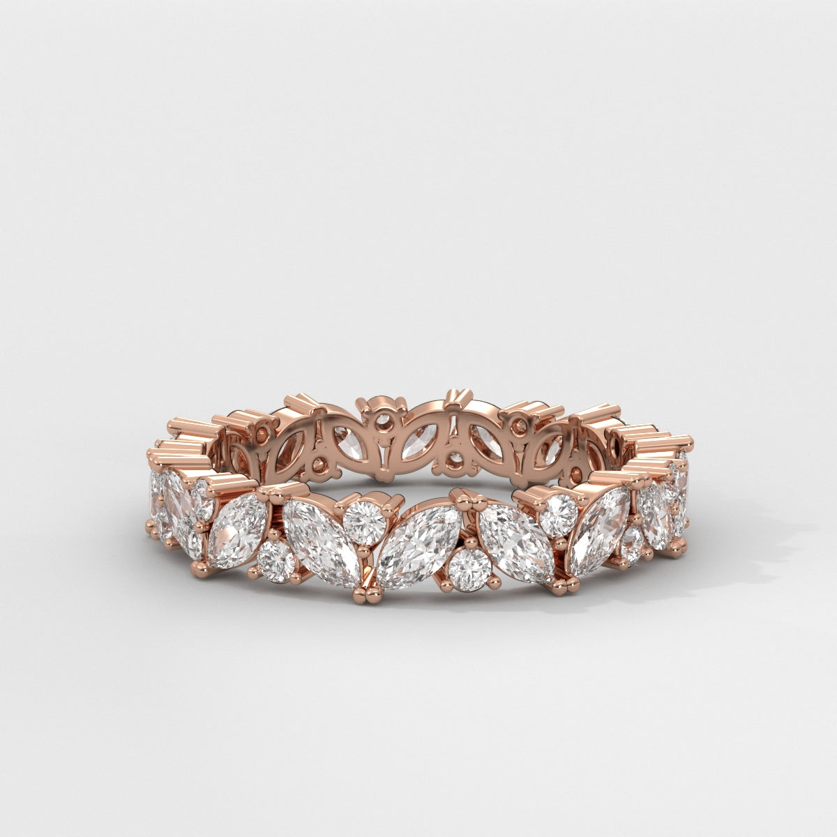 Anillo Eternity Marquise