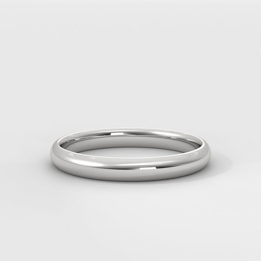Anillo Half Round Wedding Band