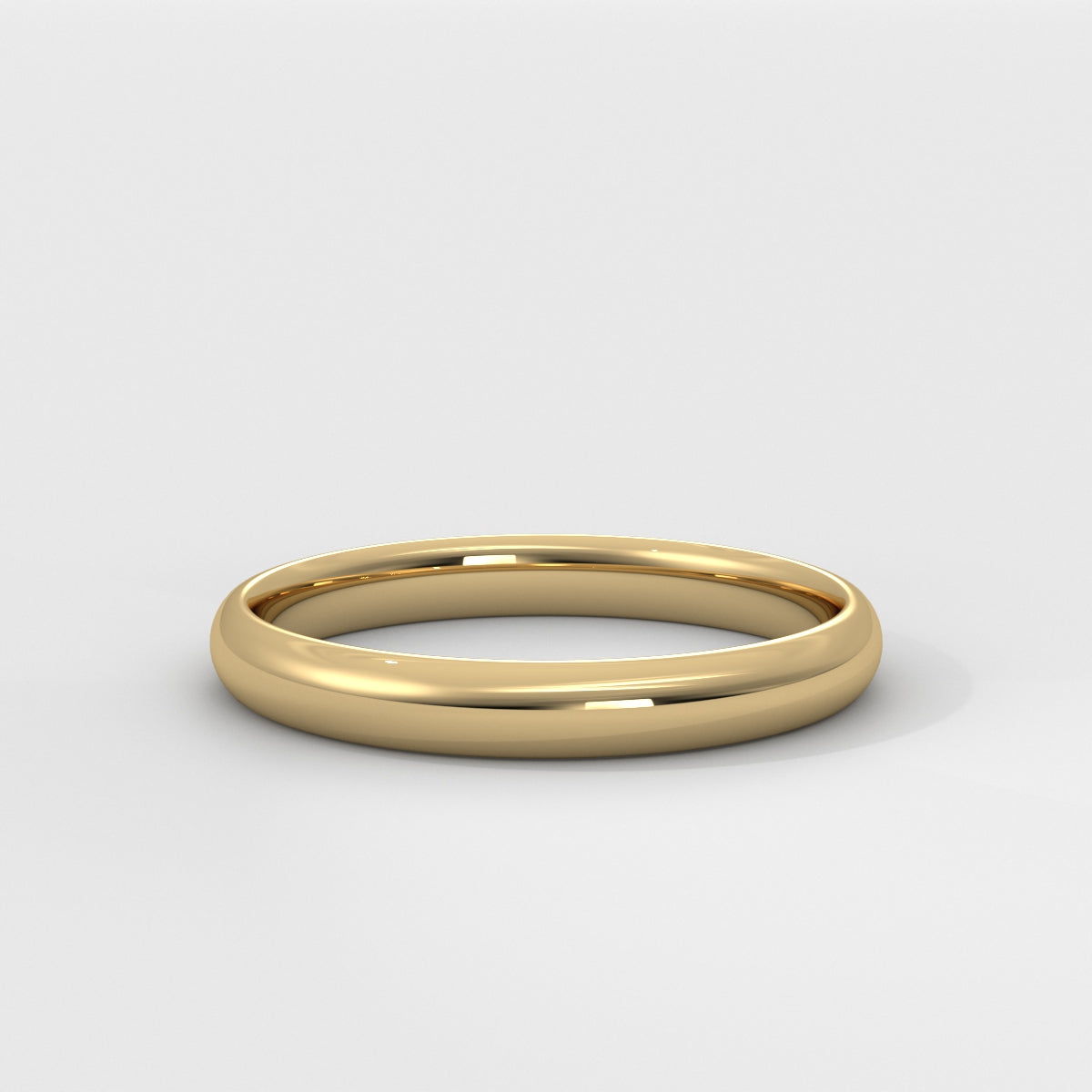 Anillo Half Round Wedding Band