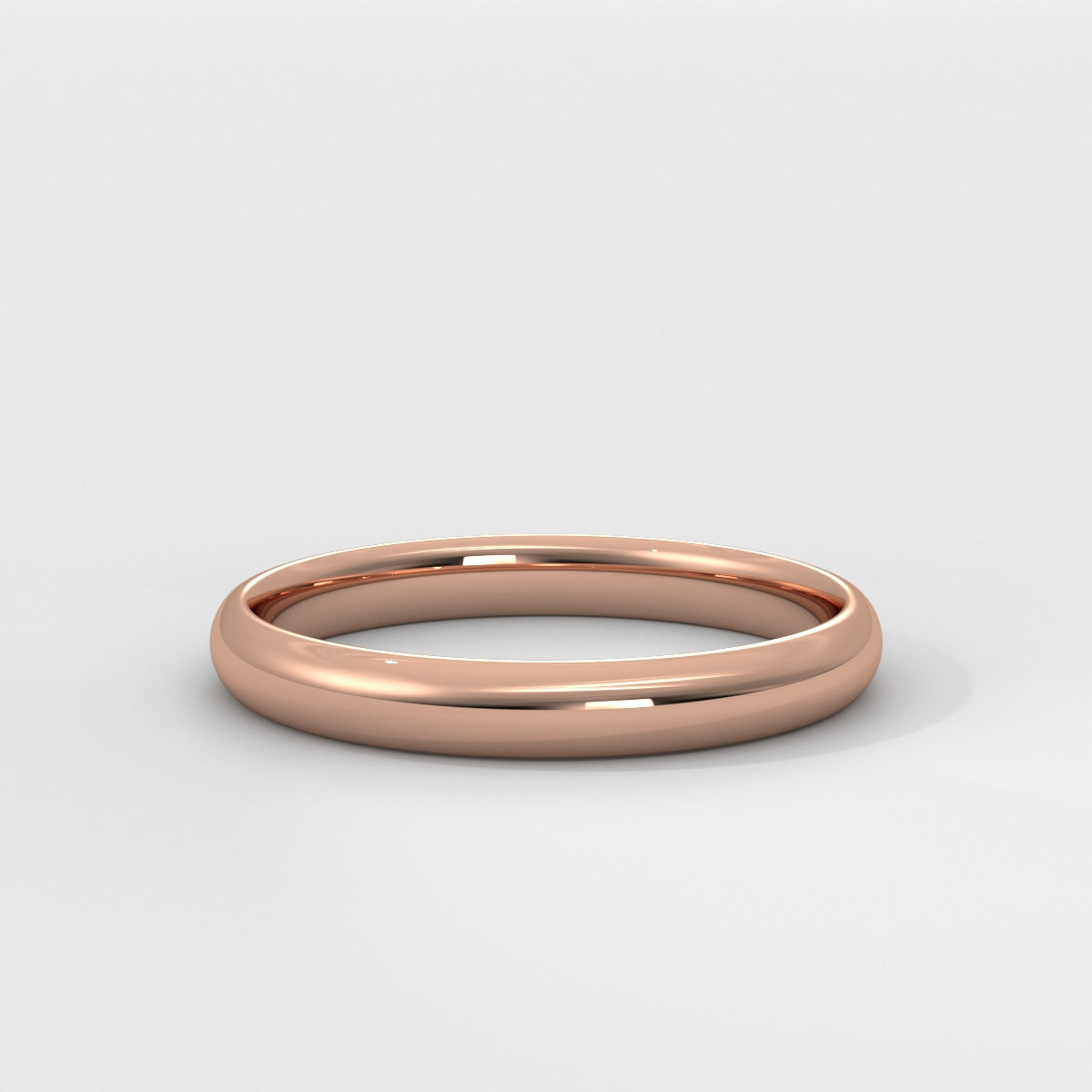 Anillo Half Round Wedding Band