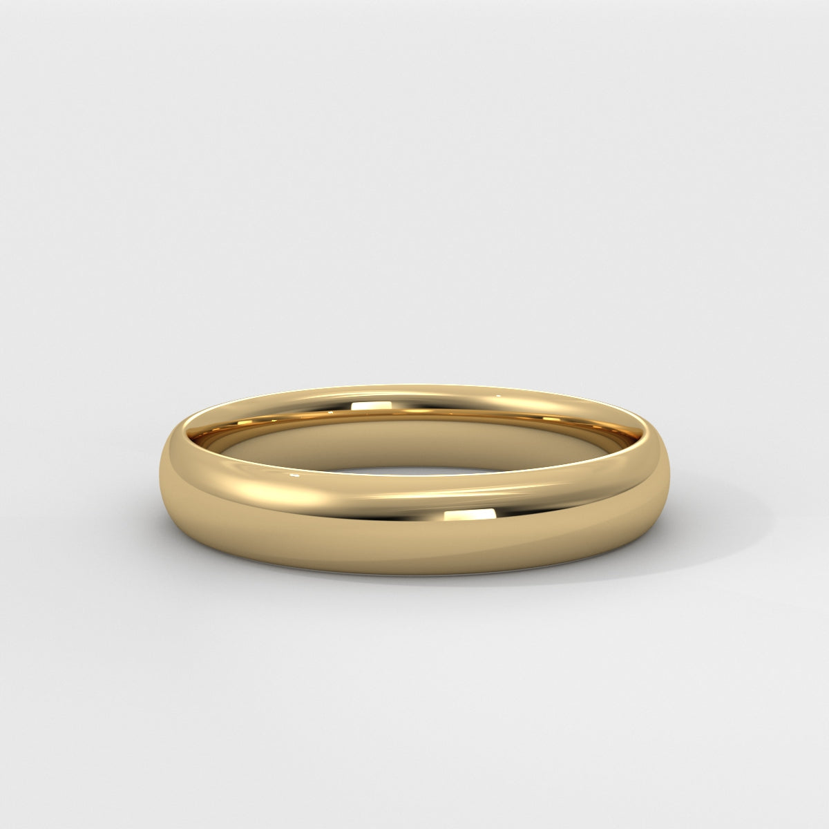 Anillo Half Round Wedding Band