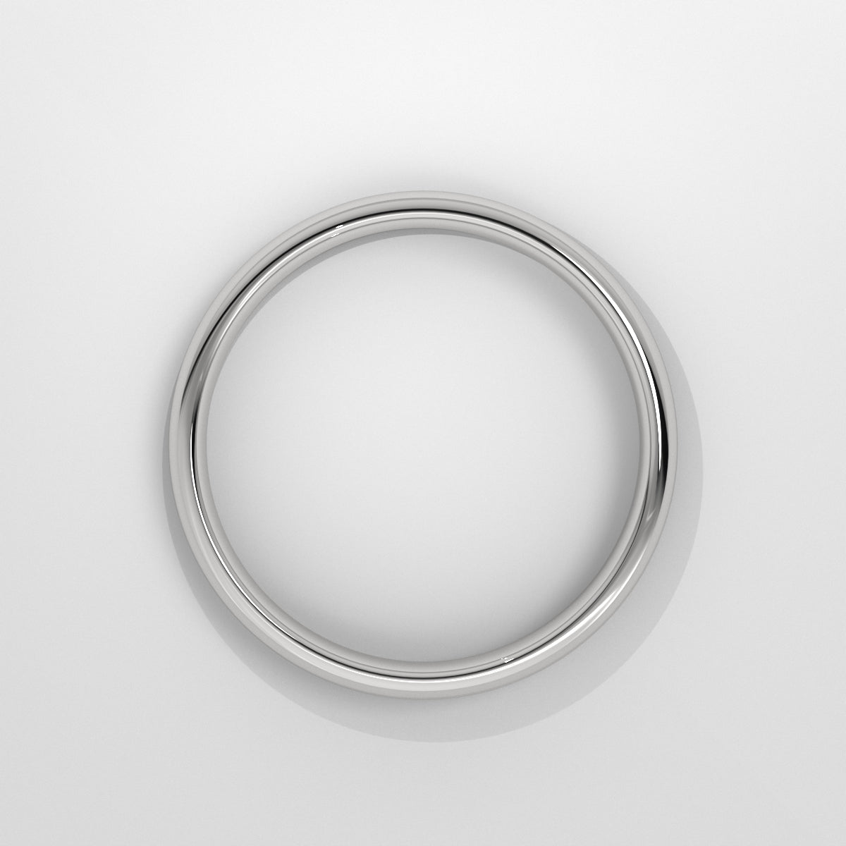 Anillo Half Round Wedding Band