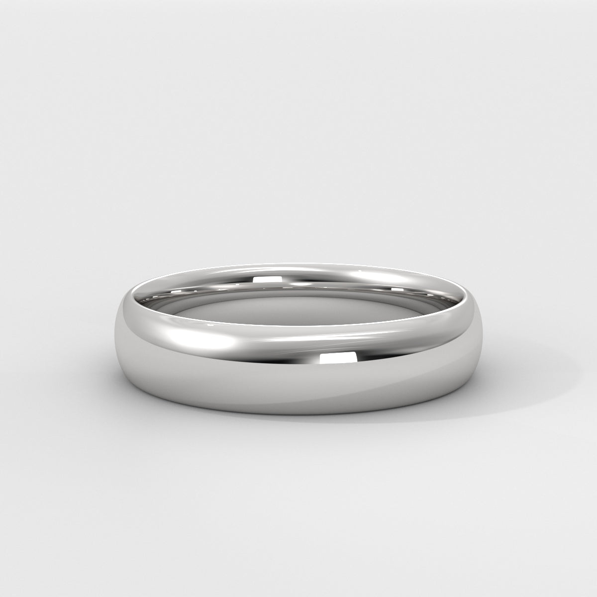 Anillo Half Round Wedding Band