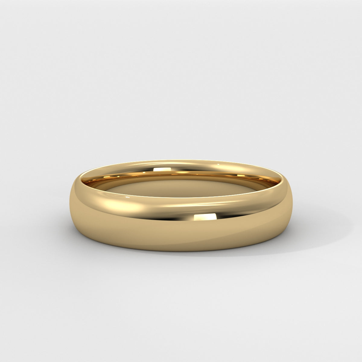 Anillo Half Round Wedding Band