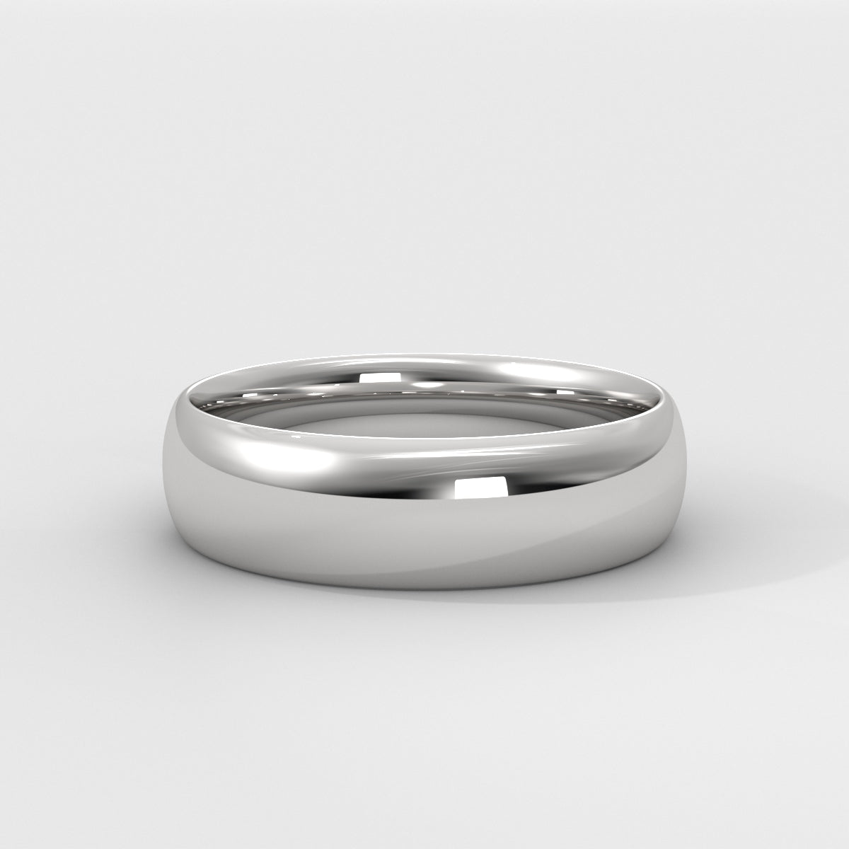 Anillo Half Round Wedding Band