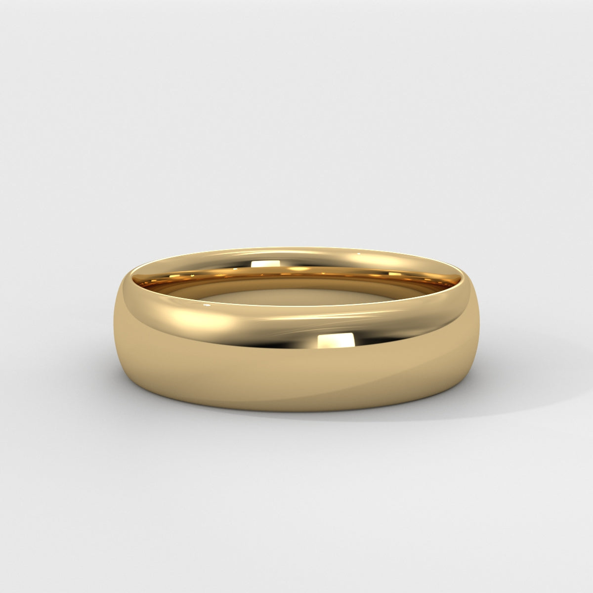 Anillo Half Round Wedding Band