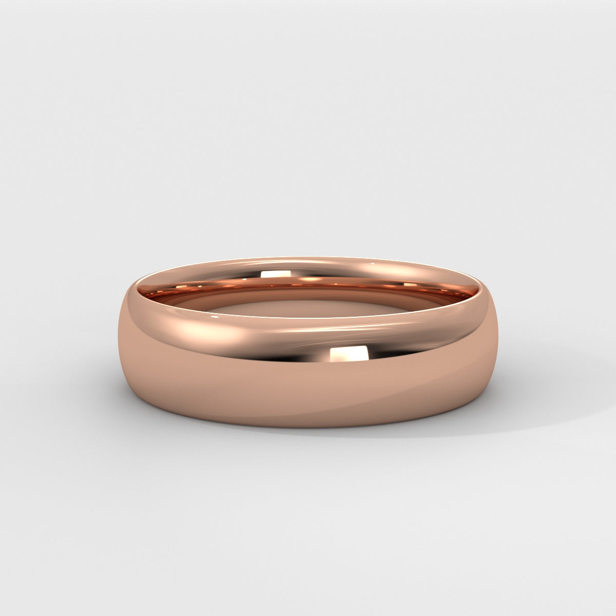 Anillo Half Round Wedding Band