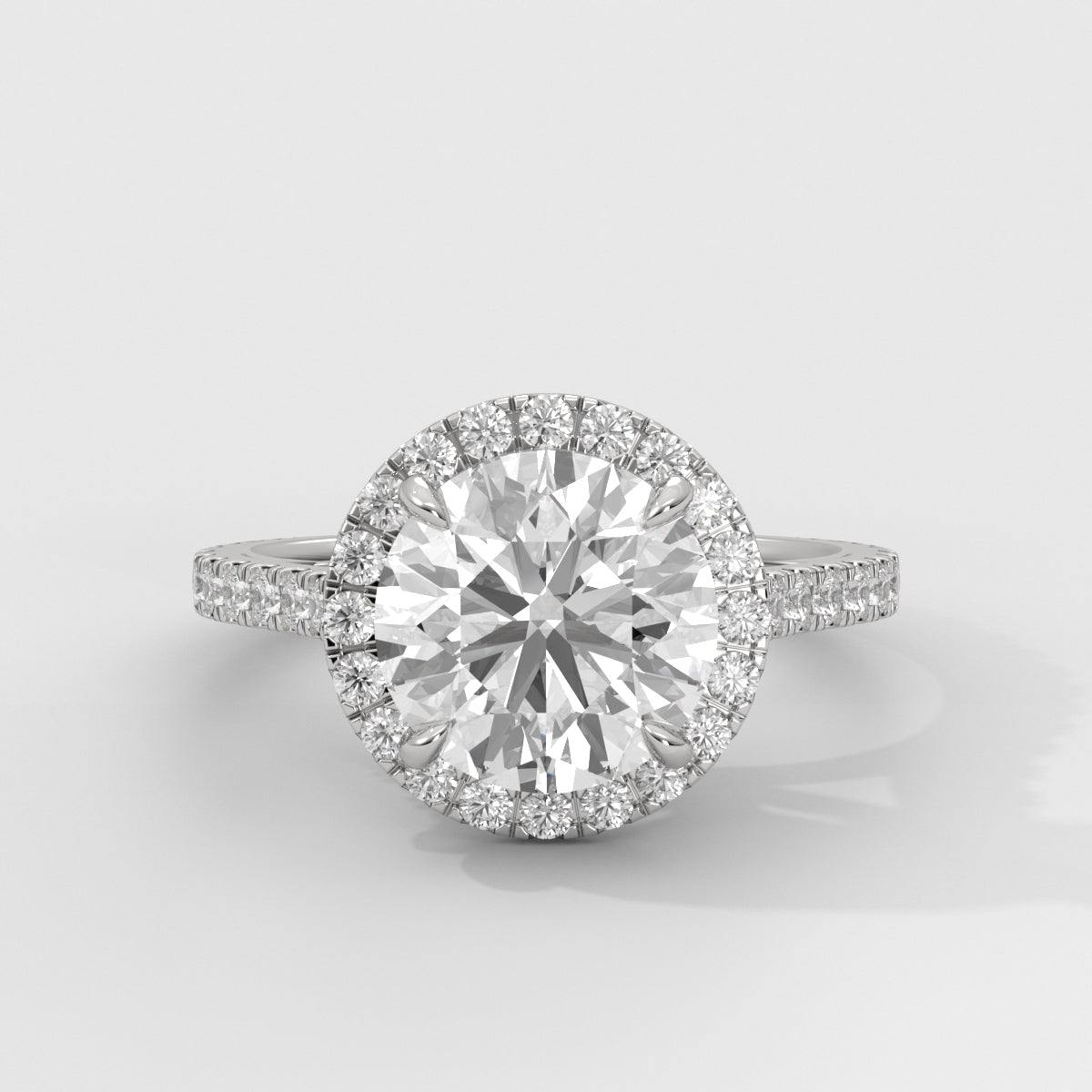 Anillo de Compromiso Halo Round