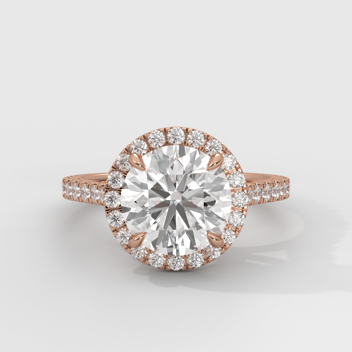 Anillo de Compromiso Halo Round