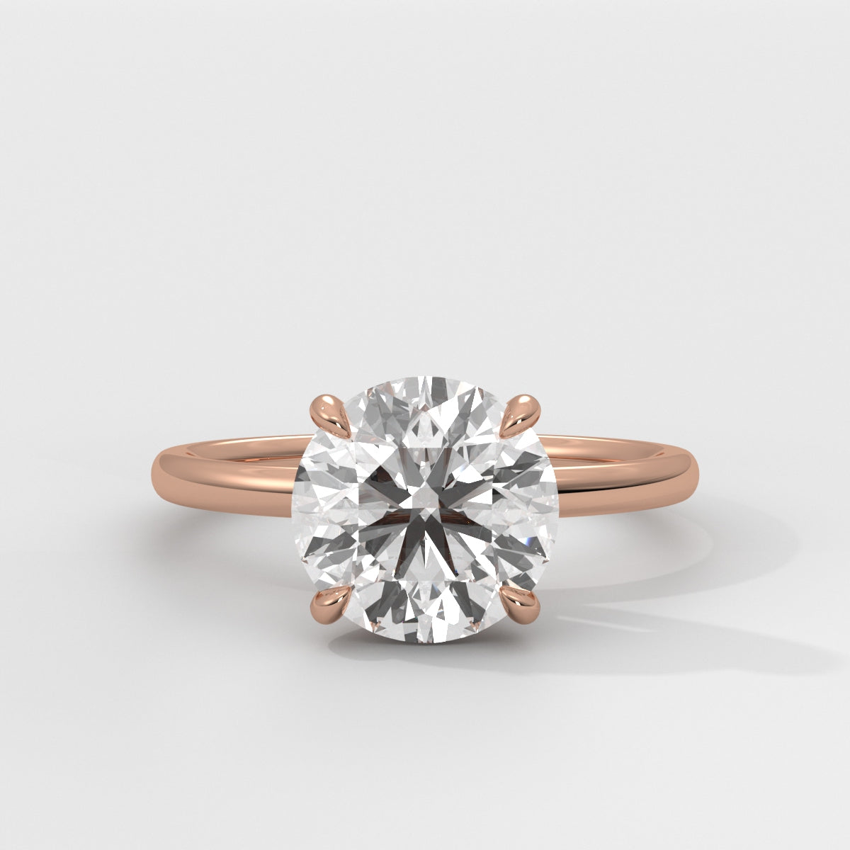Anillo de Compromiso Hidden Halo Round