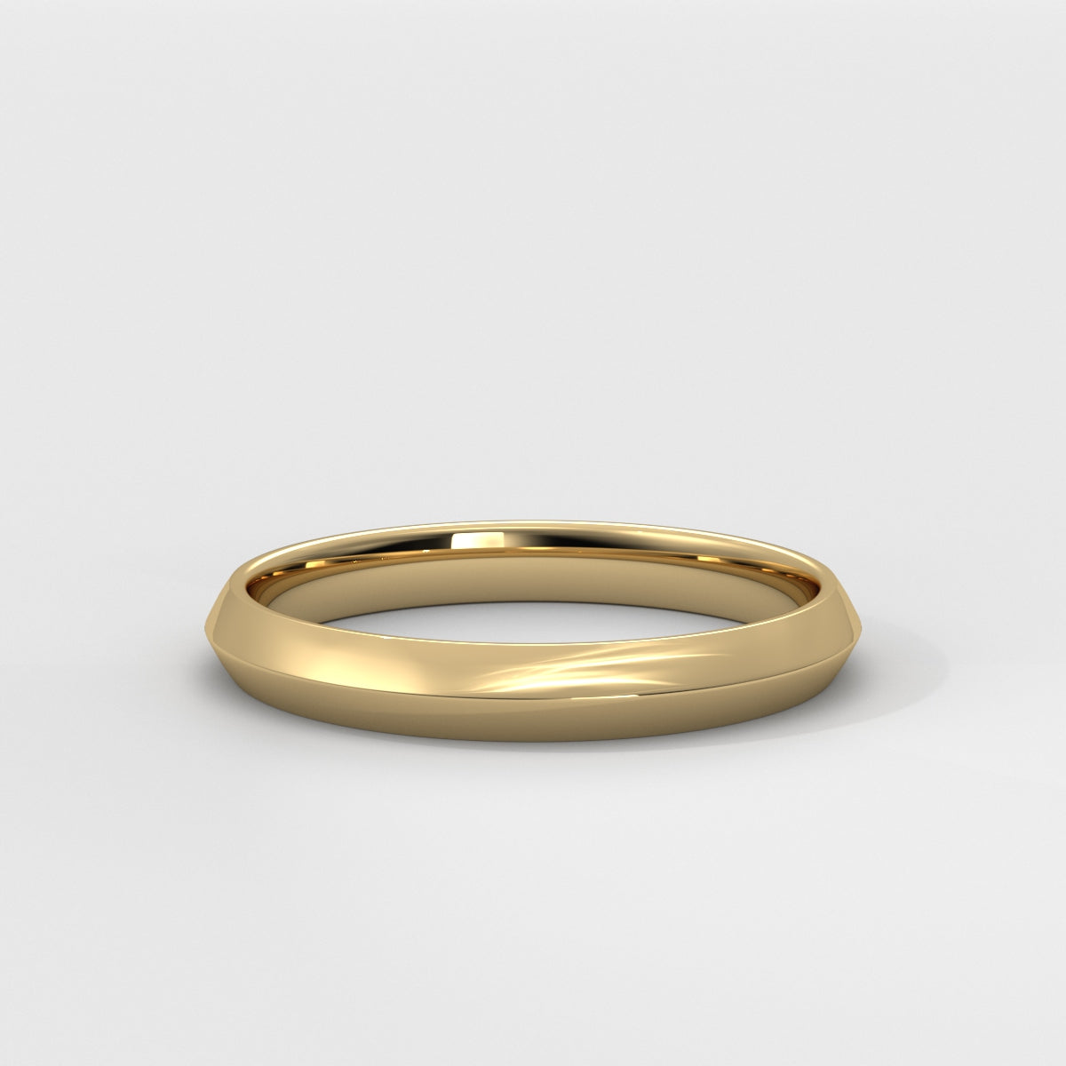 Anillo Knife Edge Wedding Band