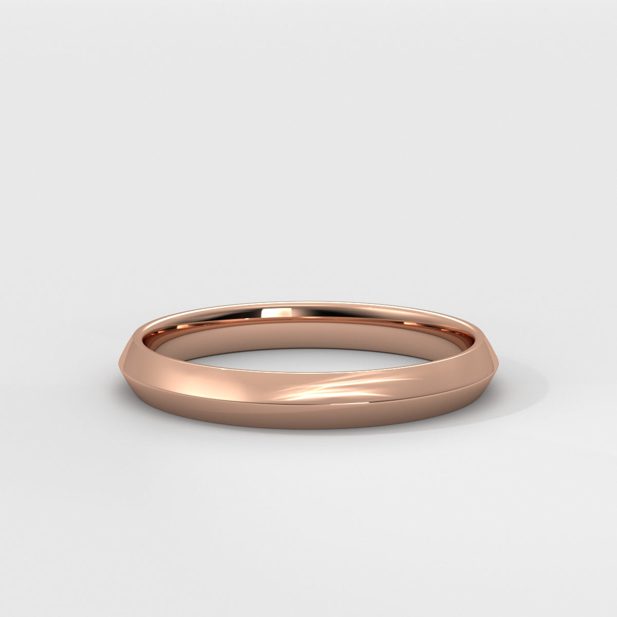 Anillo Knife Edge Wedding Band