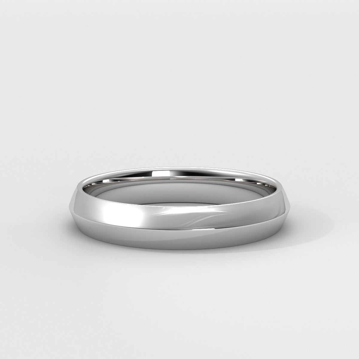 Anillo Knife Edge Wedding Band