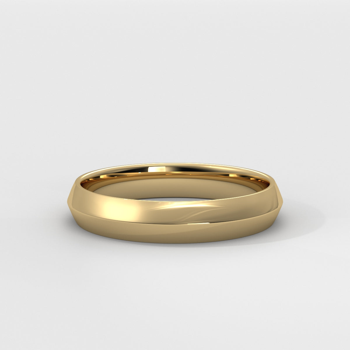 Anillo Knife Edge Wedding Band