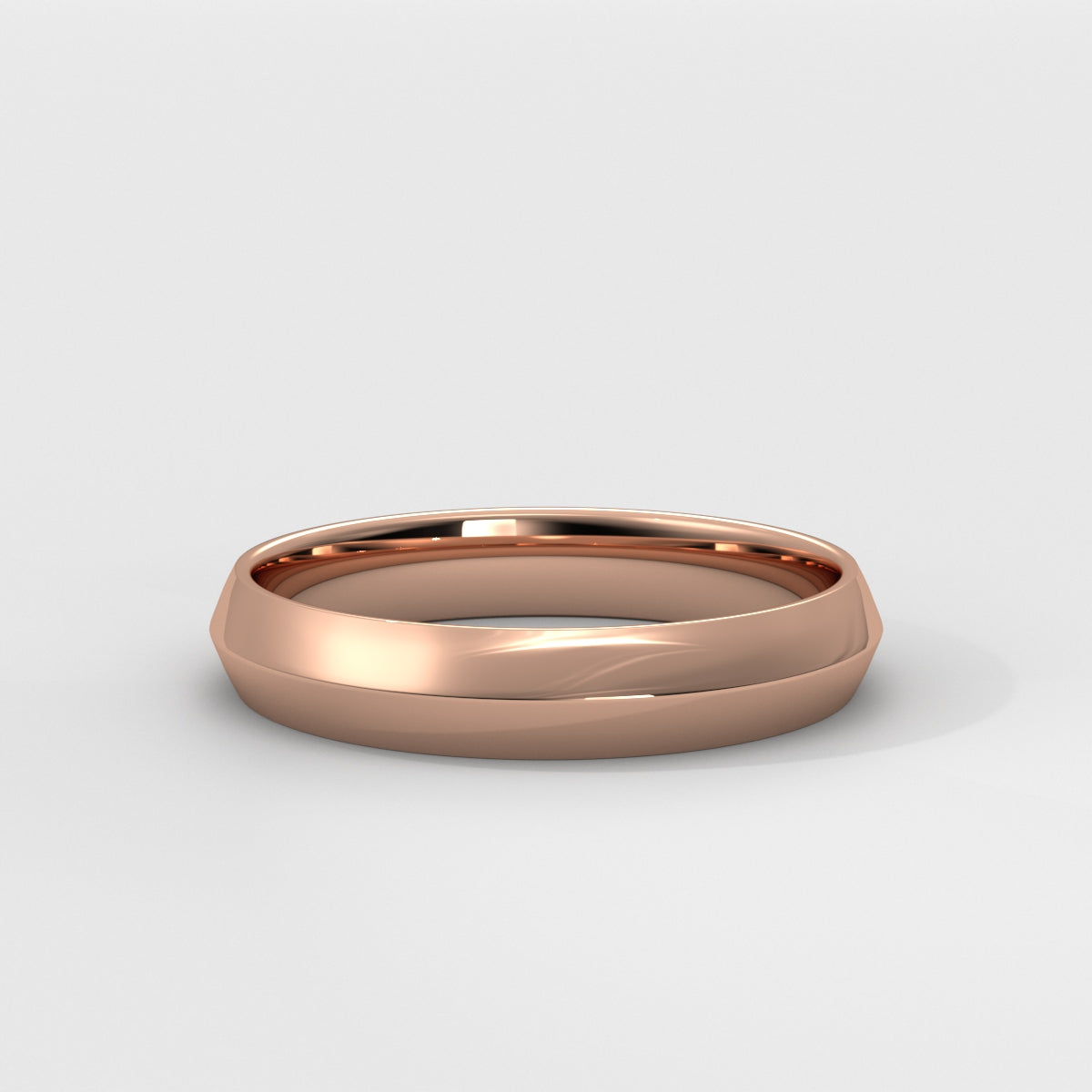 Anillo Knife Edge Wedding Band