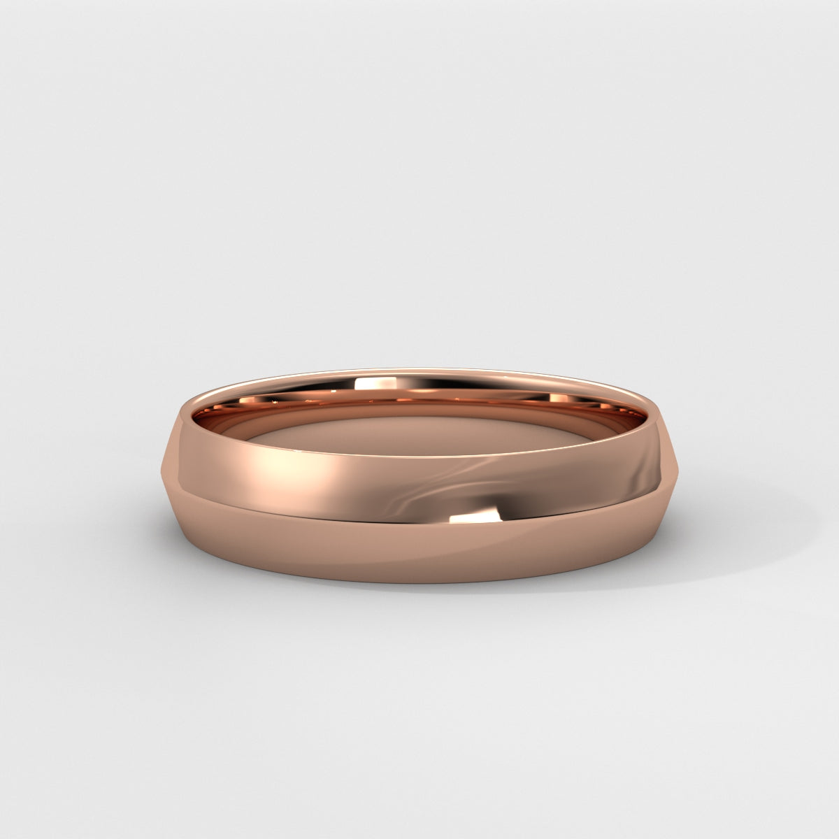 Anillo Knife Edge Wedding Band