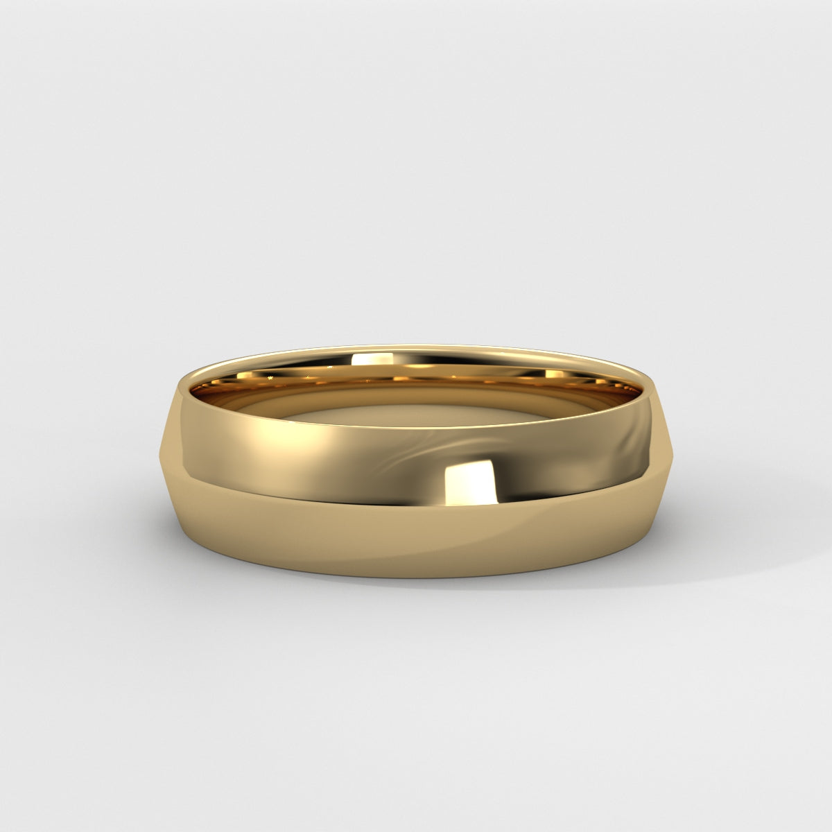 Anillo Knife Edge Wedding Band