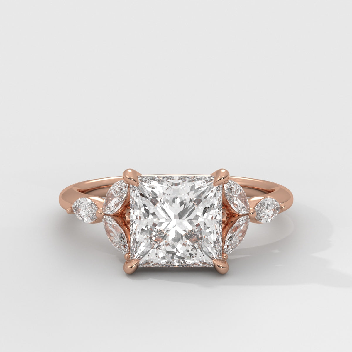 Anillo de Compromiso Laurel Princess