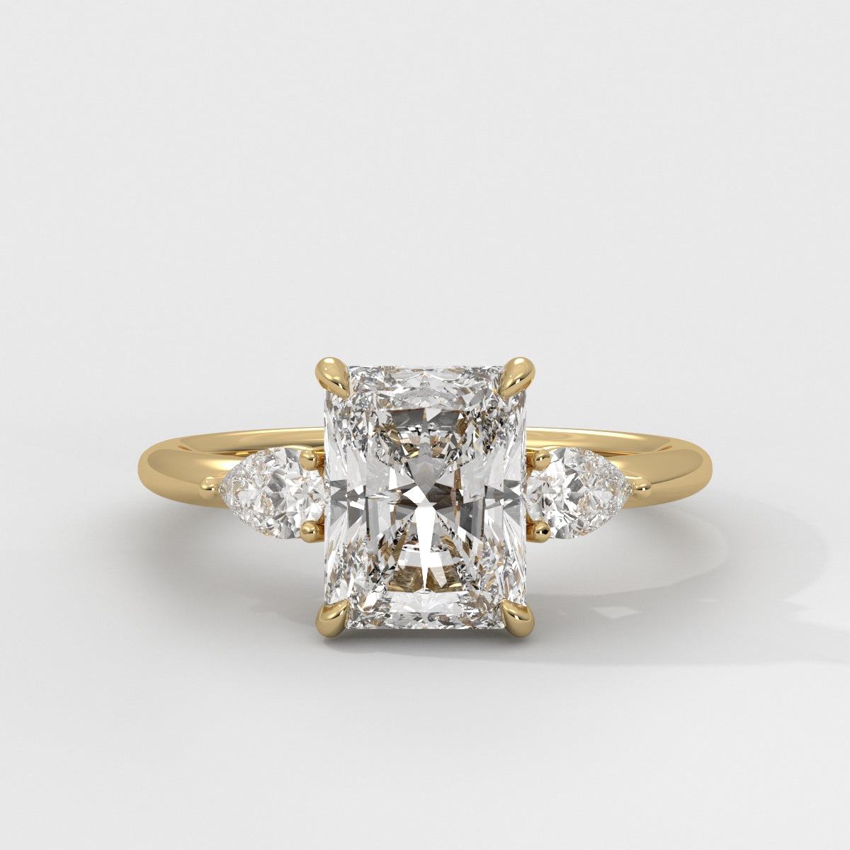 Anillo de Compromiso Sidestones Radiant