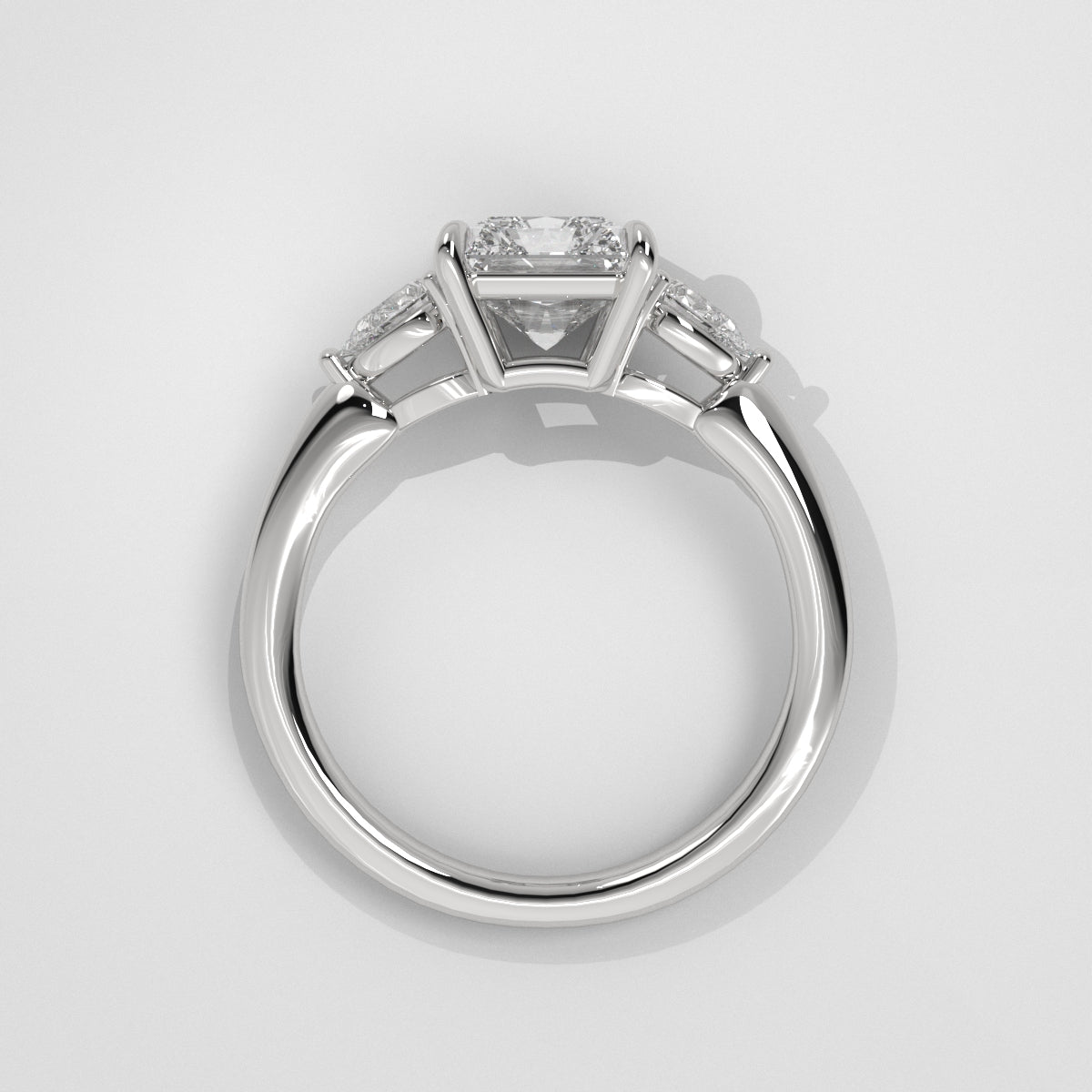 Anillo de Compromiso Sidestones Radiant