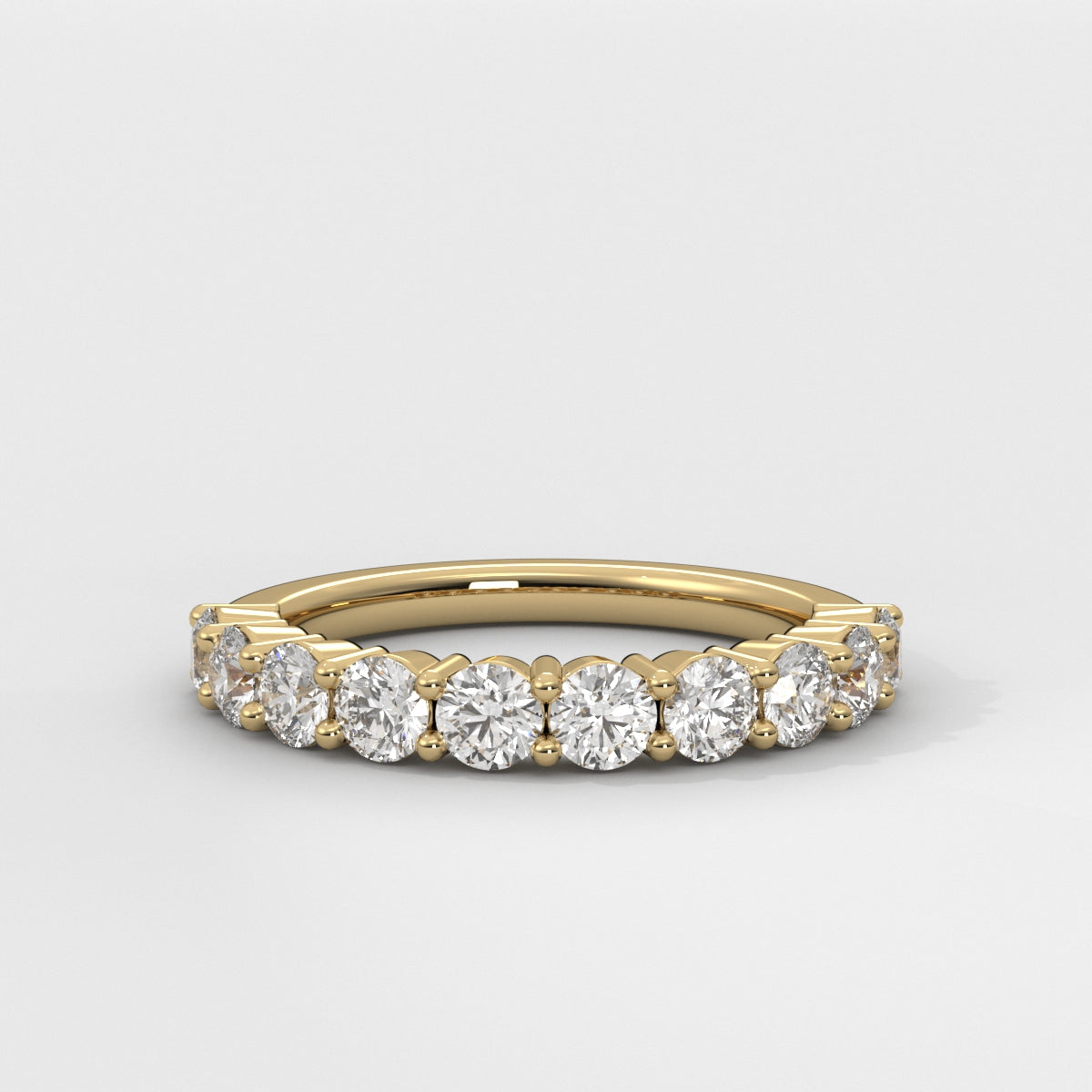 Anillo Shared Prongs Wedding Band