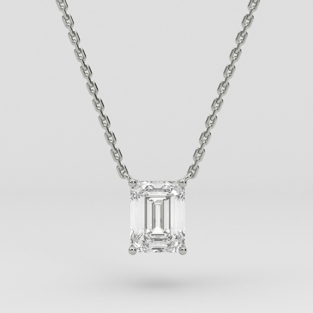 Collar Solitario Emerald
