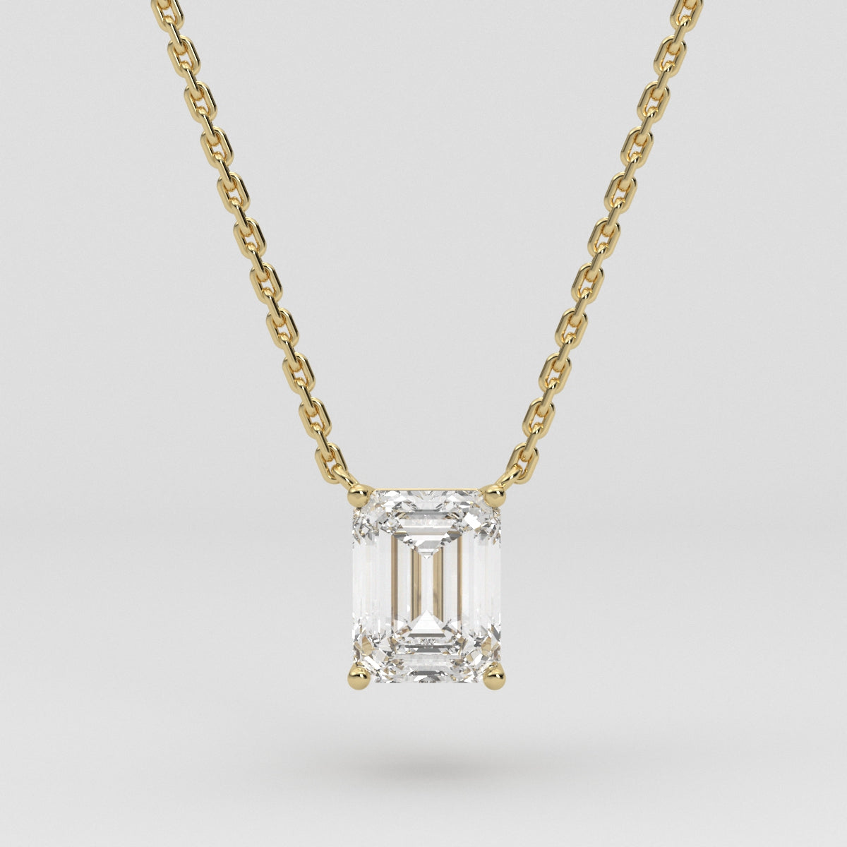 Collar Solitario Emerald