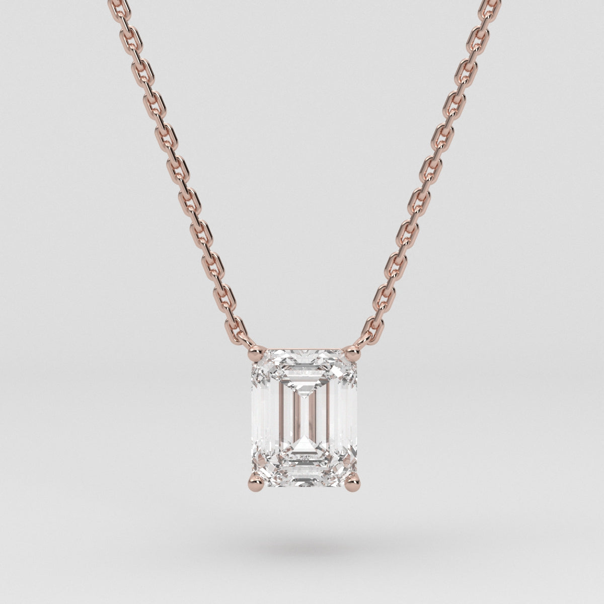 Collar Solitario Emerald