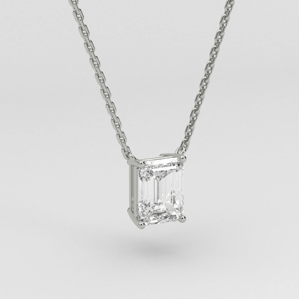 Collar Solitario Emerald