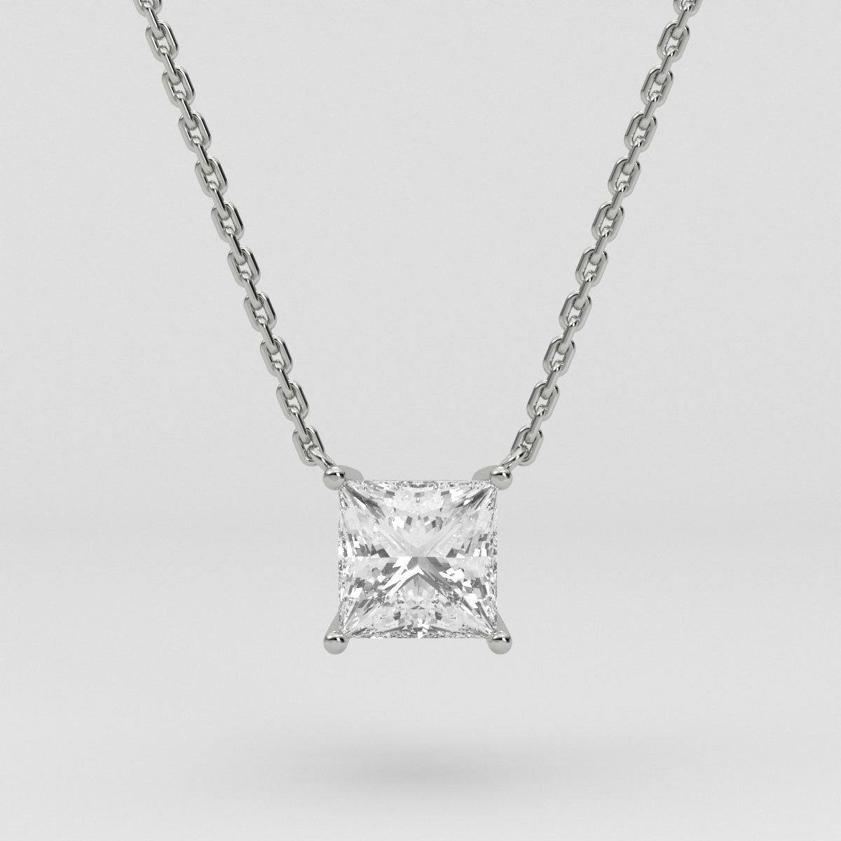 Collar Solitario Princess