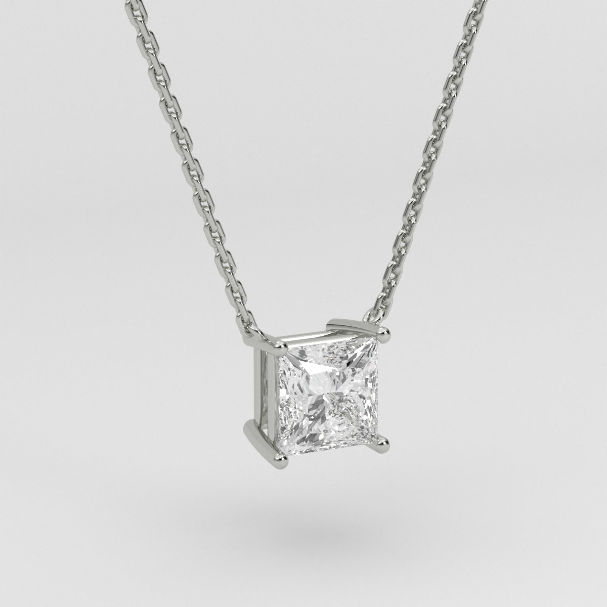 Collar Solitario Princess