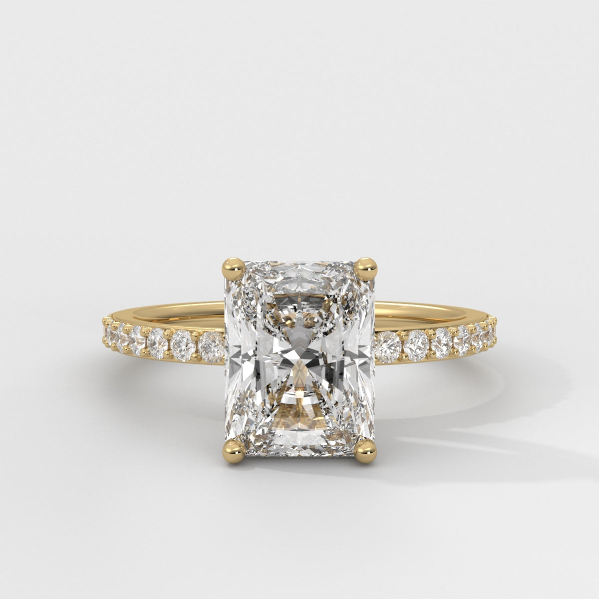 Anillo de Compromiso Sidestones 1.50 mm Radiant