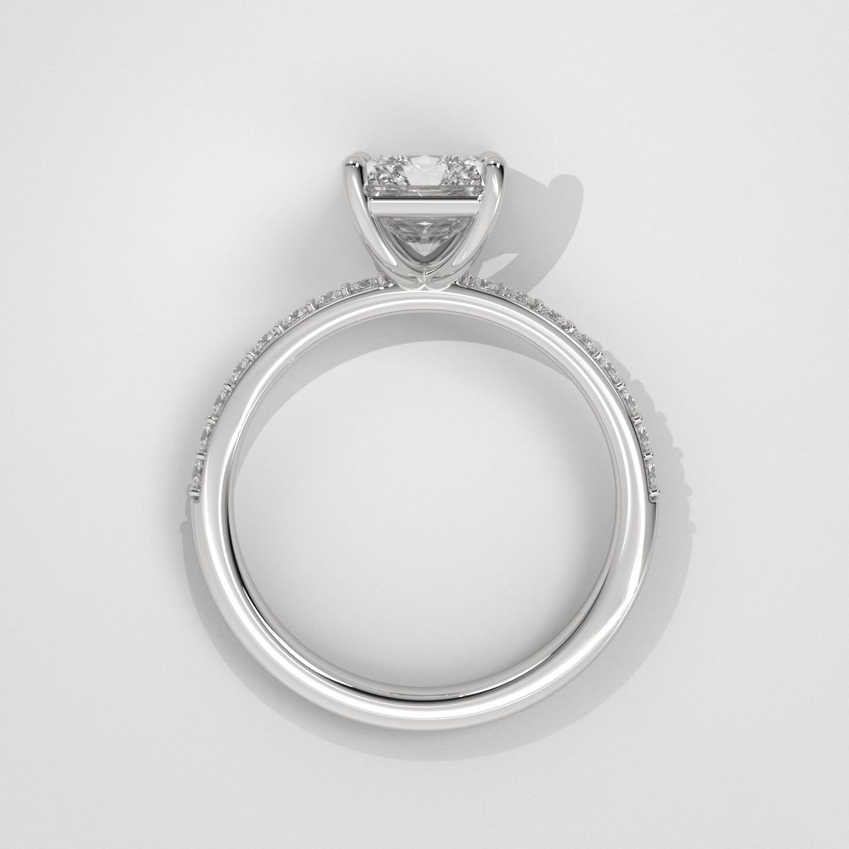 Anillo de Compromiso Sidestones 1.50 mm Radiant