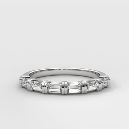 Anillo Baguette Wedding Band