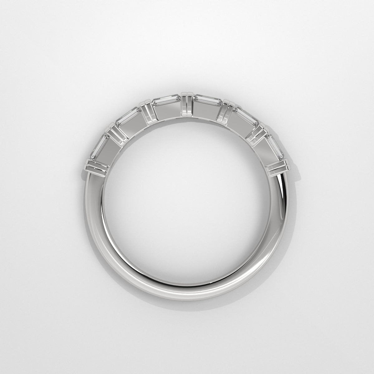 Anillo Baguette Wedding Band