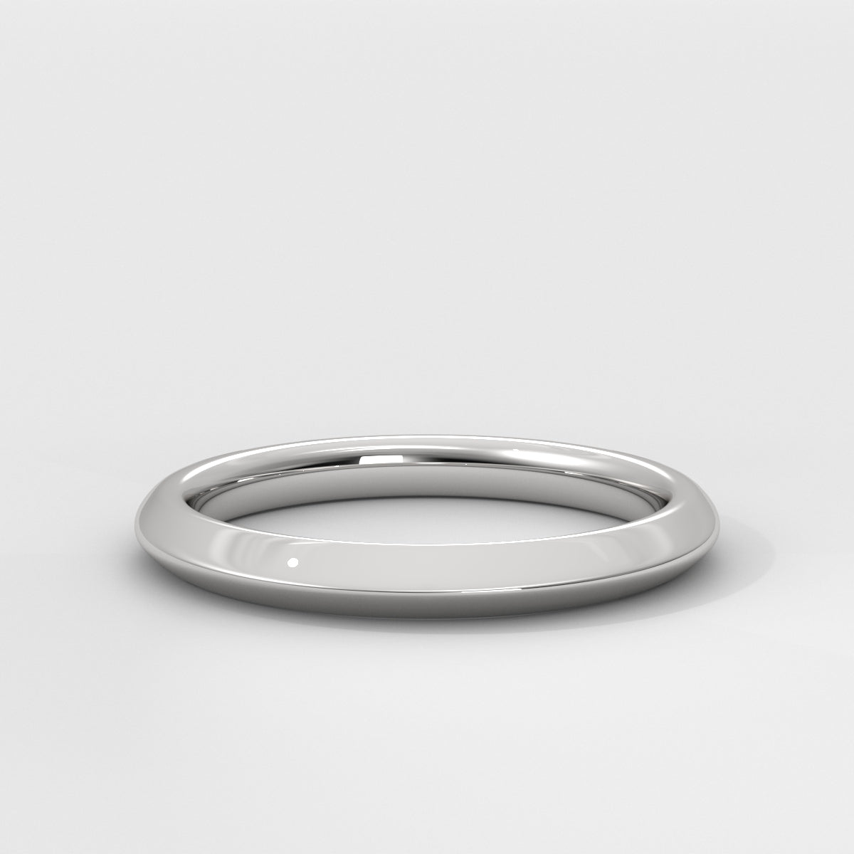 Anillo Knife Edge Wedding Band