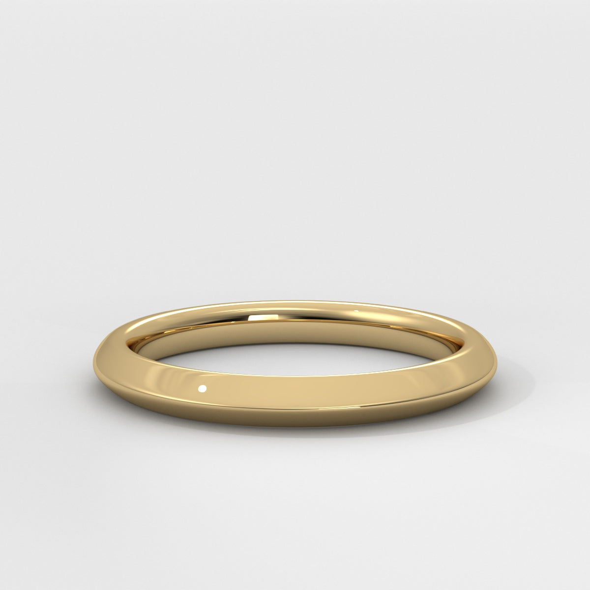 Anillo Knife Edge Wedding Band