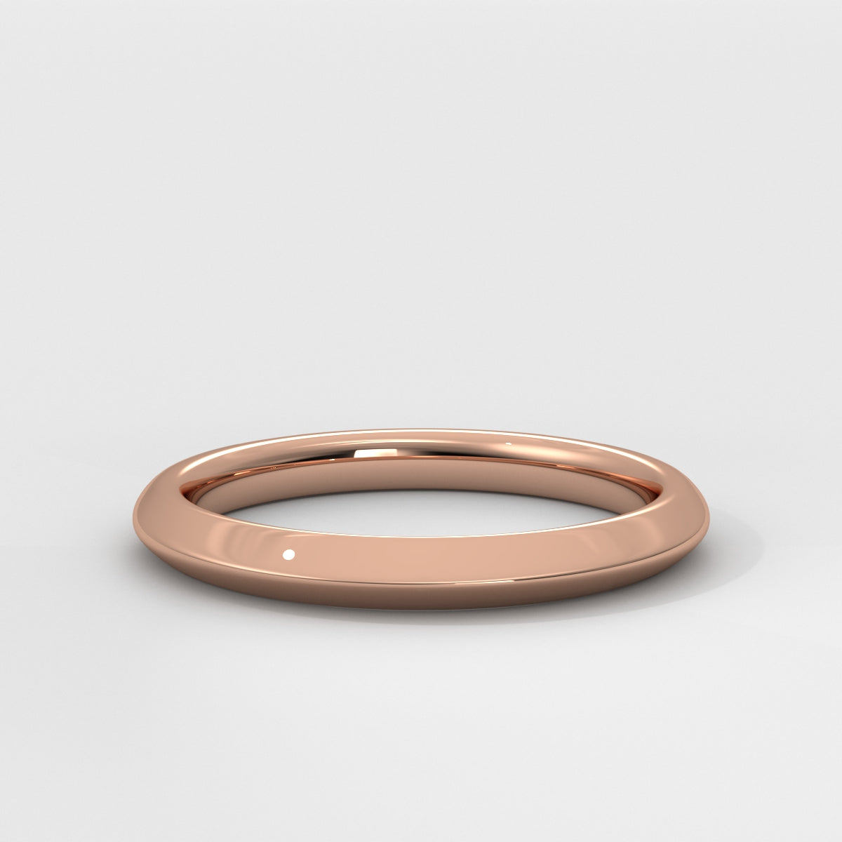 Anillo Knife Edge Wedding Band