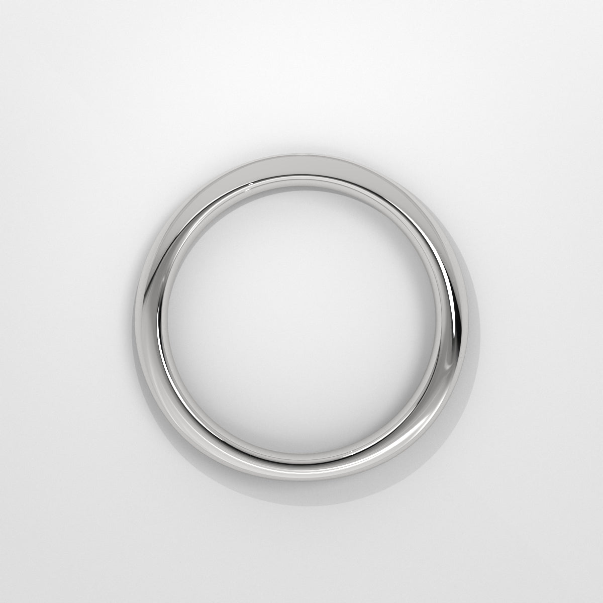 Anillo Knife Edge Wedding Band