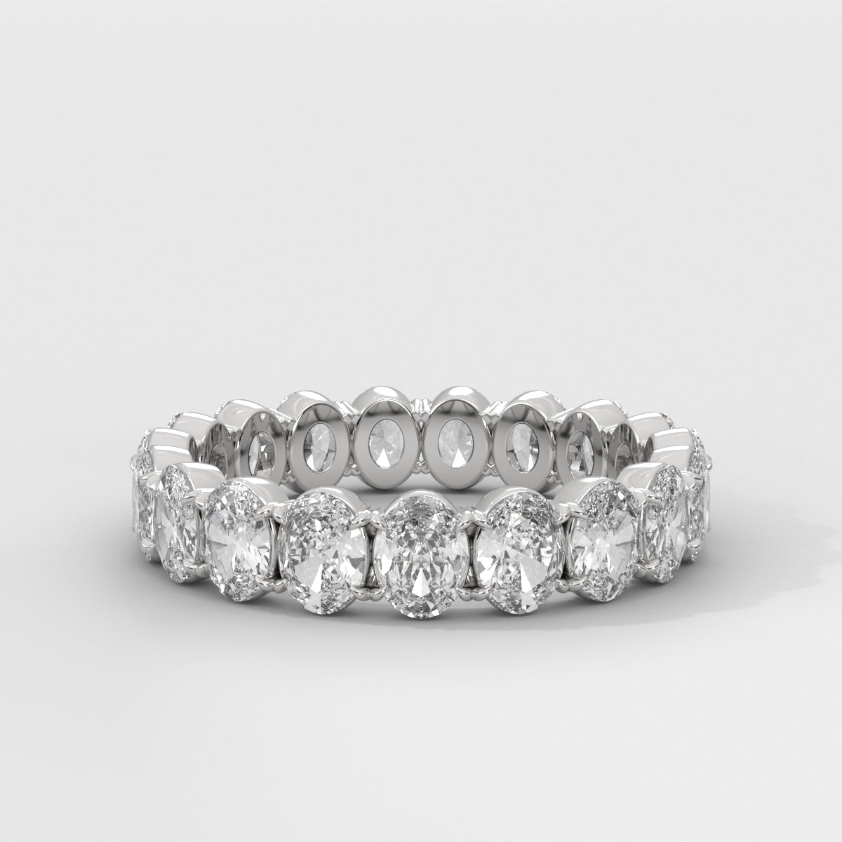 Anillo Eternity Oval