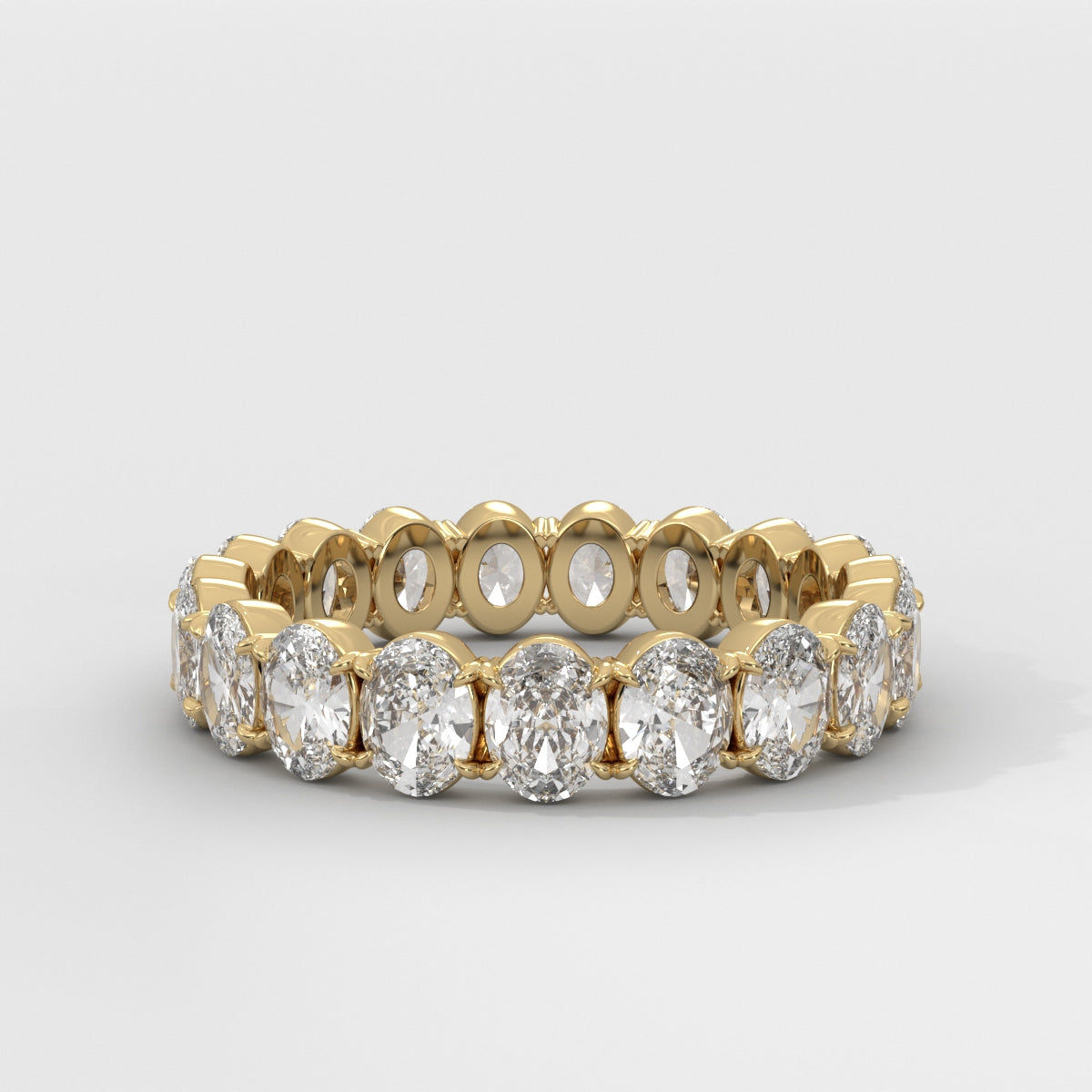 Anillo Eternity Oval